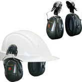 3M PELTOR OPTIME II HELMET MOUNTED EAR MUFFS, SNR 30 DB