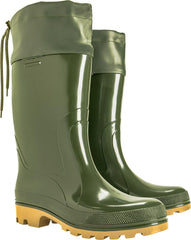 HERREN GUMMISTIEFEL MIT KORDELZUGKRAGEN AUS ROBUSTEM PVC