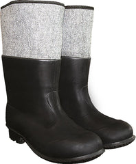 INDUSTRIAL GRADE PVC BOOTS WITH FELT LINING FOR ENHANCED GRIP