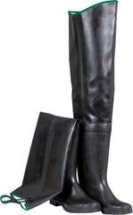 HIGH-DURABILITY THIGH-HIGH RUBBER WADERS, 85 CM, SRC SLIP-RESISTANT