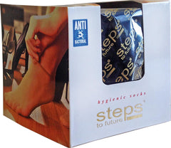 STOPKI HIGIENICZNE MĘSKIE Z WZMOCNIONYMI PALCAMI, 144 SZTUKI