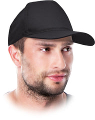 ECO-FRIENDLY RECYCLED PET CAP WITH STIFFENED PEAK