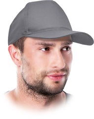 ECO-FRIENDLY RECYCLED PET CAP WITH STIFFENED PEAK