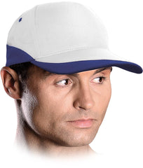 LIGHTWEIGHT COTTON CAP WITH COLORFUL INSERTS AND VELCRO FASTENING