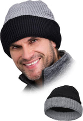 DWUSTRONNA CZAPKA ZIMOWA Z PODWÓJNĄ IZOLACJĄ