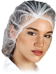 BREATHABLE POLYPROPYLENE PROTECTIVE CAP, 100-PIECE PACK