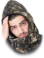 ADJUSTABLE POLYESTER PROTECTIVE HOOD WITH DRAWSTRING COLLAR