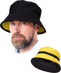 REVERSIBLE SUN PROTECTION HAT – DUAL-COLOR, 100% POLYESTER