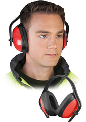 NAUSZNIKI OCHRONNE REIS Z REGULOWANYM KABŁĄKIEM I WYSOKIM WYGŁUSZENIEM