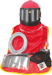 DRUCKLUFT-ATEMSCHUTZGERÄT MIT HELM FÜR STRAHLENDE ARBEITEN