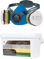 MASKA OCHRONNA SECURA 3000 ADR DLA KIEROWCÓW Z FILTRAMI I PÓŁMASKĄ