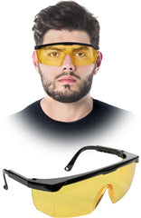 LUNETTES DE PROTECTION REIS AVEC FILTRE UV ET RÉGLABLES, JAUNES