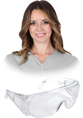 OKULARY OCHRONNE POLIWĘGLANOWE UV Z WYSOKĄ OCHRONĄ BOCZNĄ