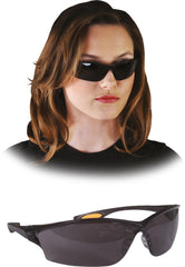 ULTRA-LIGHT POLYCARBONATE SAFETY GLASSES WITH ANTI-SLIP GRIP