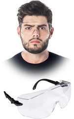 OKULARY OCHRONNE NAD OKULARY KOREKCYJNE Z FILTREM UV I REGULACJĄ