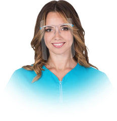 CLEAR PET FACE SHIELD - LIGHTWEIGHT, HYGIENIC PROTECTION