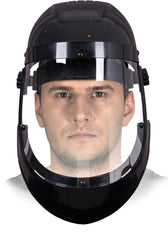 ADVANCED POLYCARBONATE FACE SHIELD WITH ADJUSTABLE HEADBAND AND SWEATBAND