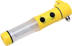 LATARKA AWARYJNA MULTIFUNKCYJNA Z MŁOTKIEM I NOŻEM