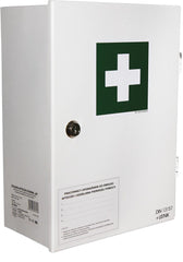 WALL-MOUNTED MEDICAL FIRST AID KIT – COMPLIANT WITH DIN 13157:2021 STANDARD