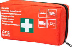 WYPOSAŻONA APTECZKA SAMOCHODOWA DIN 13164:2022 - WODOODPORNA