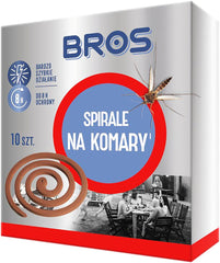 BROS OUTDOOR MOSQUITO REPELLENT COILS - 10 PACK