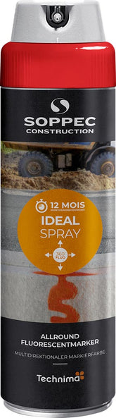 PEINTURE DE MARQUAGE FLUORESCENTE SOPPEC 360° MULTIDIRECTIONNELLE