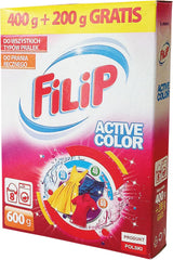 POUDRE À LAVER FILIP POUR TEXTILES COLORÉS 600G