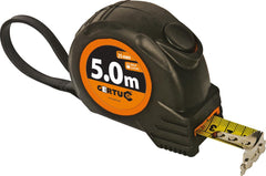 GERTU PRECISION MEASURING TAPE WITH RUBBERIZED GRIP, 25MM WIDE