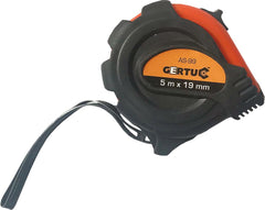 GERTU PRECISION MEASURING TAPE WITH LOCK AND REINFORCED CLIP 3M/5M