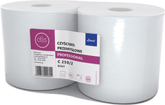 INDUSTRIAL CELLULOSE PAPER TOWELS, 2-PLY, HIGHLY ABSORBENT