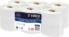PROFESSIONELLES TOILETTENPAPIER, 2-LAGIG, 100% ZELLSTOFF, 12ER PACK