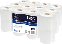PROFESJONALNY PAPIER TOALETOWY ELLIS, 2-WARSTWOWY, BIAŁY, 24 ROLEK