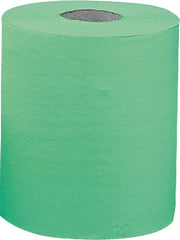 GREEN CORRUGATED PAPER TOWELS, 180M ROLLS, BULK PACK OF 6 - MERIDA