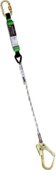 SICHERHEITS-STOSSDÄMPFER MIT KARABINER UND HAKEN FÜR GERÜSTE, 1,5M