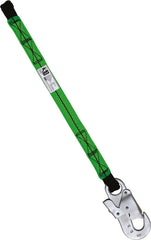 SICHERHEITSBAND MIT STAHLHAKEN UND TEXTILSCHLAUFEN, 1,5 M