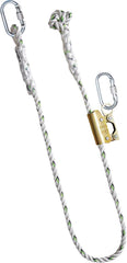 2M HIGH-DURABILITY WORK POSITIONING LANYARD WITH STEEL CLIP HOOK