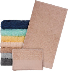 SERVIETTE ÉPONGE EN COTON 100% - 70X140 CM, 500 G/M²