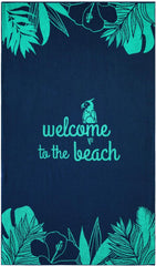 LUXURIÖSER STRANDHANDTUCH AUS ÄGYPTISCHER BAUMWOLLE, ULTRASOFT 380 G/M²