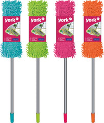 BALAI MOP MICROFIBRE TÉLESCOPIQUE 120 CM POUR NETTOYAGE EFFICACE