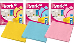SUPER ABSORBENT MULTI-PURPOSE HOUSEHOLD CLEANING CLOTHS, 3-PACK
