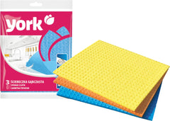 SPONGE REINIGUNGSTÜCHER 3ER PACK IN VERSCHIEDENEN FARBEN
