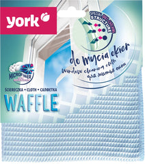 STREAK-FREE MICROFIBER WAFFLE WINDOW CLOTH