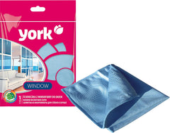 MULTIPURPOSE MICROFIBER CLOTH FOR WINDOWS AND MIRRORS BY YORK