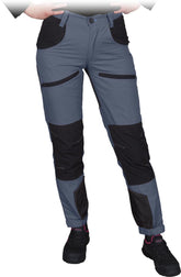 PANTALON DE TRAVAIL FEMME HOBBER AVEC RENFORTS ET INSERTS ÉLASTIQUES