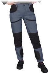 PANTALON DE TRAVAIL FEMME HOBBER AVEC RENFORTS ET INSERTS ÉLASTIQUES