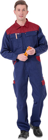 DURABLE MEN'S FOREST WORK OVERALLS IN POLY-COTTON BLEND