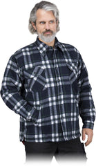 KOSZULA MĘSKA OCIEPLANA Z POLIESTRU, IDEALNA NA ZIMĘ