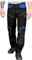 ROBUSTE ARBEITSHOSEN MIT SCHUTZEINLAGEN UND REFLEKTOREN