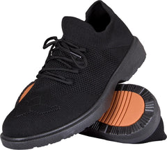 MĘSKIE BUTY CARO - LEKKIE, SZNUROWANE PÓŁBUTY Z MATERIAŁU TEKSTYLNEGO