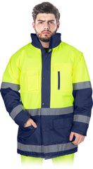 REFLEKTIERENDE WINTERJACKE MIT POLYURETHAN-BESCHICHTUNG FÜR HERREN